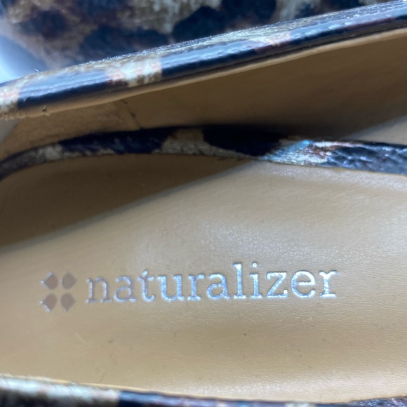 Naturalizer Ladies Animal Leopard Print Dress Shoes Heels Size 8 Black &… - Picture 9 of 14